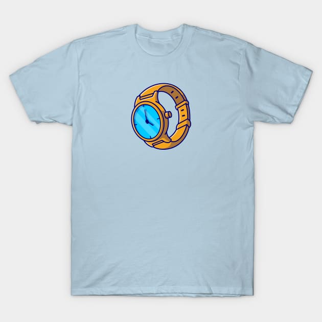 Gold watch Cartoon T-Shirt by Catalyst Labs